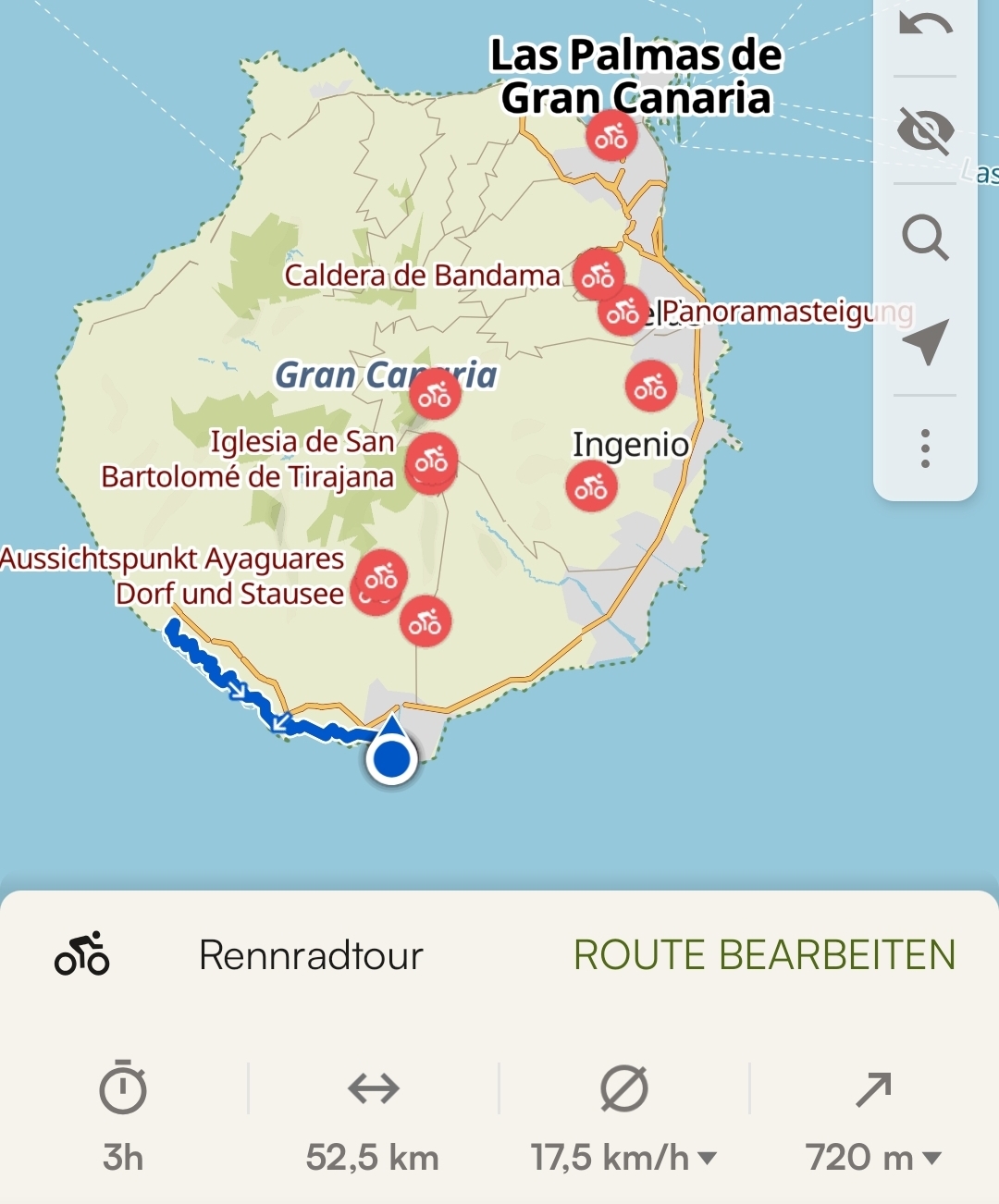 Bike ride along the coastline